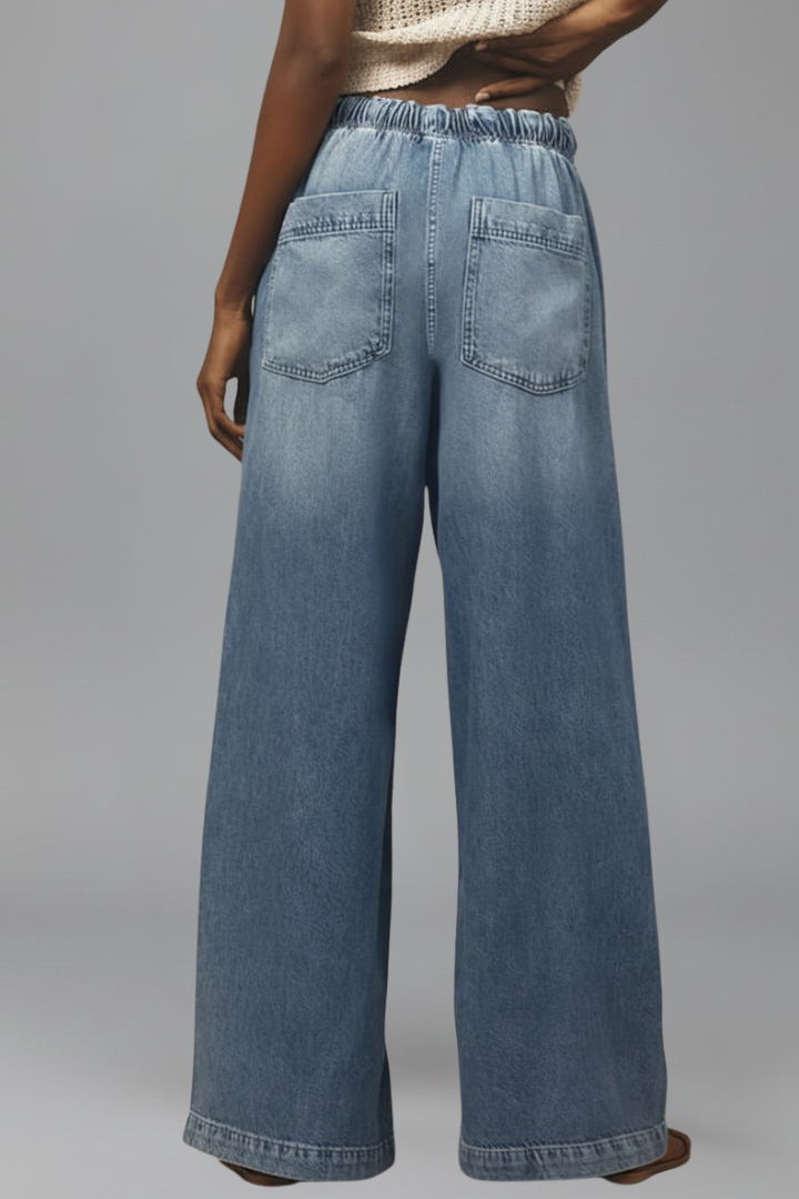 Harper | Women's Wide-Leg Jeans | Drawstring Waist · PNY