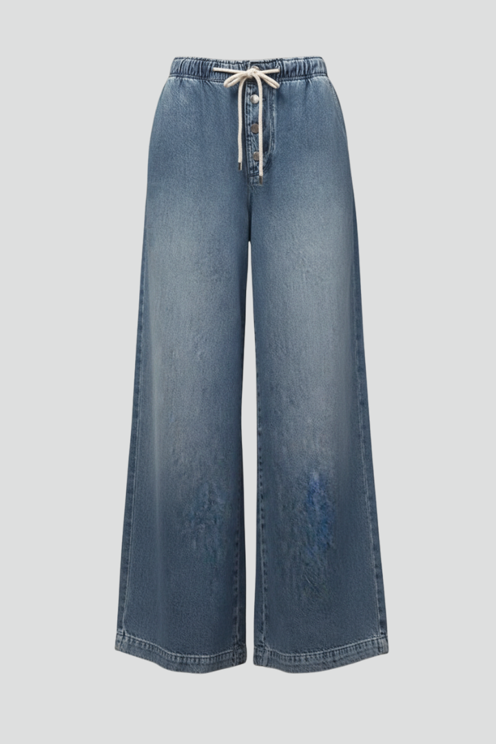 Harper | Women's Wide-Leg Jeans | Drawstring Waist · PNY