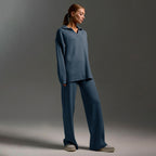Harper | Women's Wide-Leg Knit Set | Collared Top · PNY