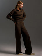 Harper | Women's Wide-Leg Knit Set | Collared Top · PNY