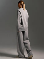 Harper | Women's Wide-Leg Knit Set | Collared Top · PNY