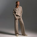 Harper | Women's Wide-Leg Knit Set | Collared Top · PNY