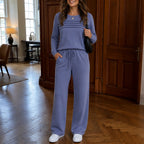 Harper | Women's Wide-Leg Loungewear Set | Drawstring Pants · PNY