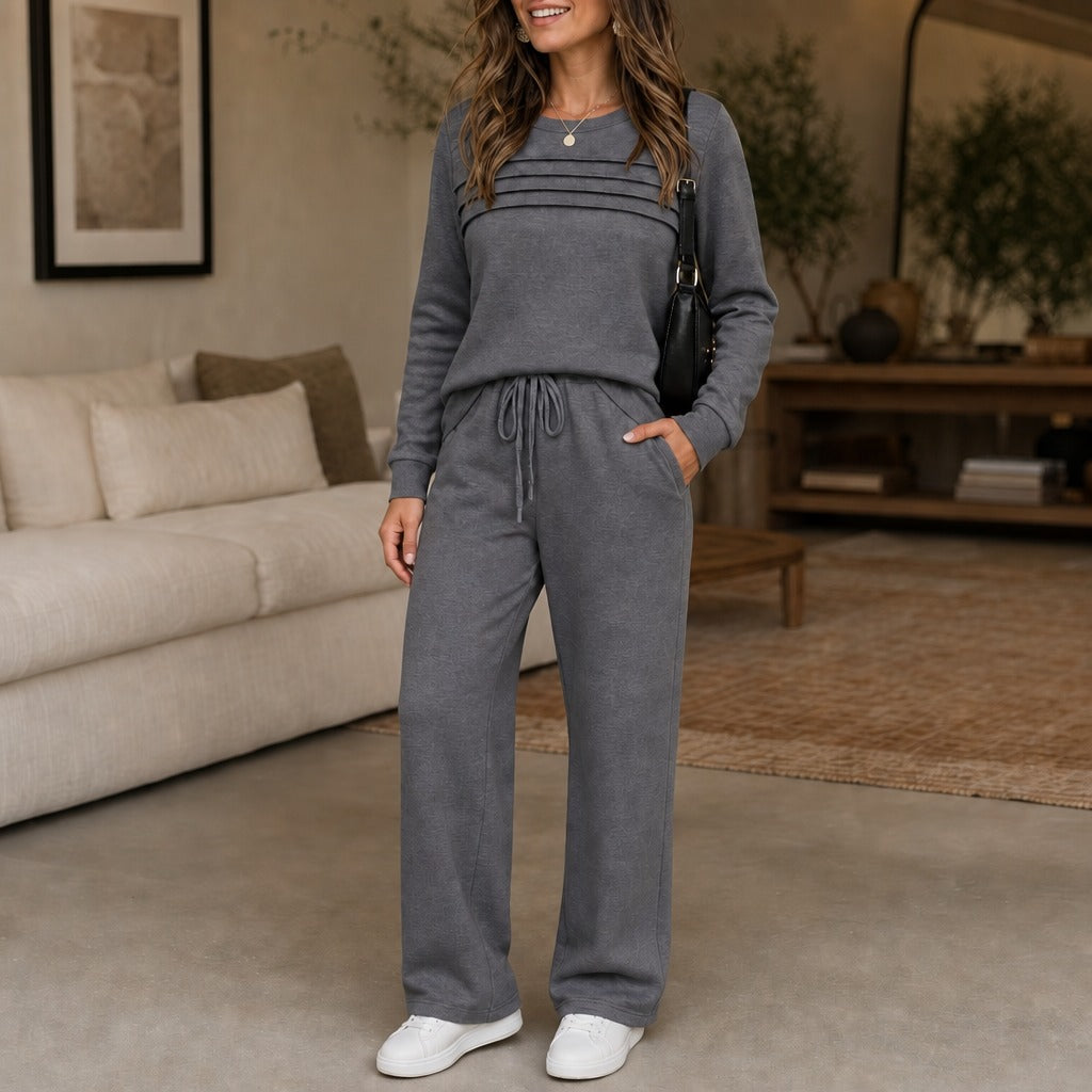 Harper | Women's Wide-Leg Loungewear Set | Drawstring Pants · PNY