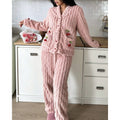 Hazel | Women's Button-Up Pajama Set | Fleece