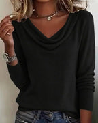 Hazel | Women's Cowl Neck Sweater | Cozy Knit · PNY