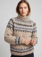 Hazel | Women's Fair Isle Sweater | Chunky Knit · PNY