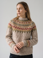 Hazel | Women's Fair Isle Sweater | Chunky Knit · PNY