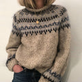 Hazel | Women's Fair Isle Sweater | Chunky Knit
