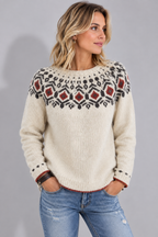 Hazel | Women's Fair Isle Sweater | Knit · PNY