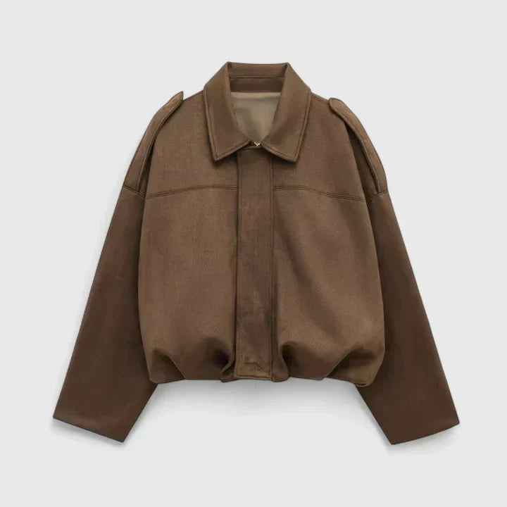 Hazel | Women's Oversized Jacket | Suede · PNY