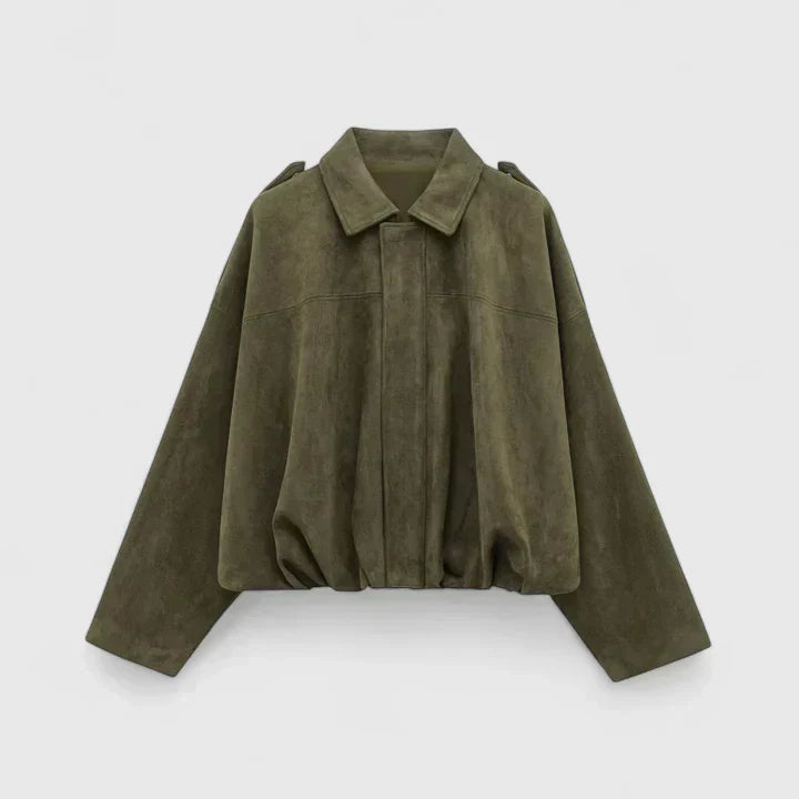 Hazel | Women's Oversized Jacket | Suede · PNY