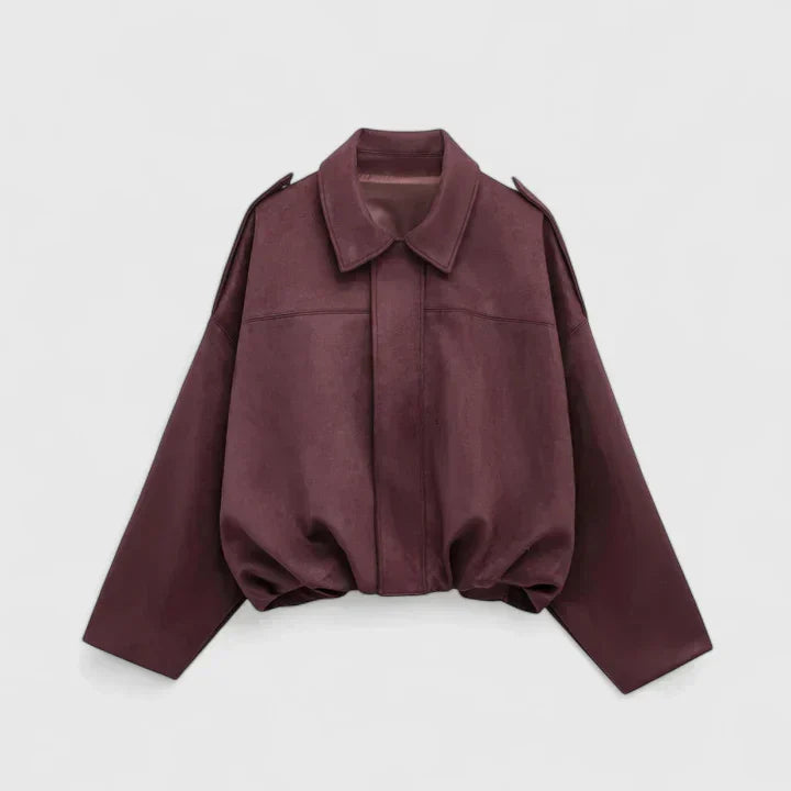 Hazel | Women's Oversized Jacket | Suede · PNY