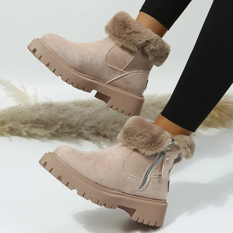 Hazel | Women's Platform Winter Boots | Faux Fur · PNY