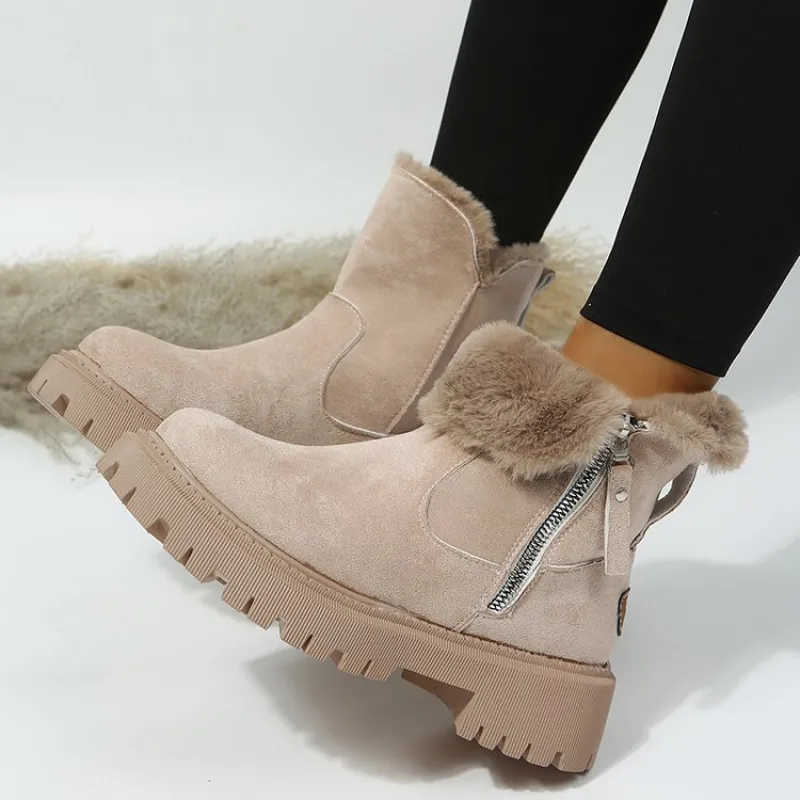 Hazel | Women's Platform Winter Boots | Faux Fur · PNY