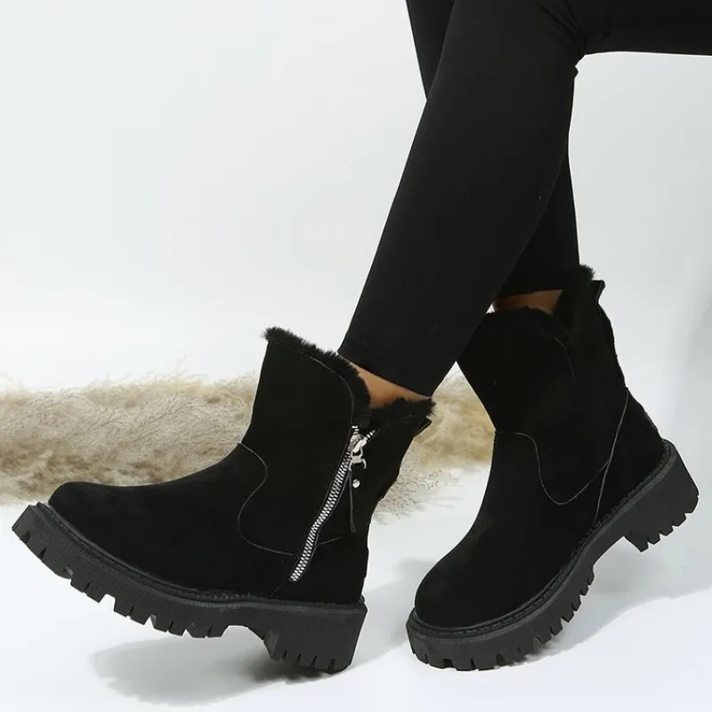 Hazel | Women's Platform Winter Boots | Faux Fur · PNY