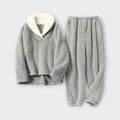 Hazel | Women's Shawl-Collar Pajama Set | Plush Fleece
