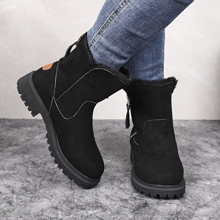 Hazel | Women's Side-Zip Boots | Fur-Lined · PNY
