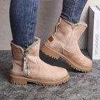 Hazel | Women's Side-Zip Boots | Fur-Lined · PNY