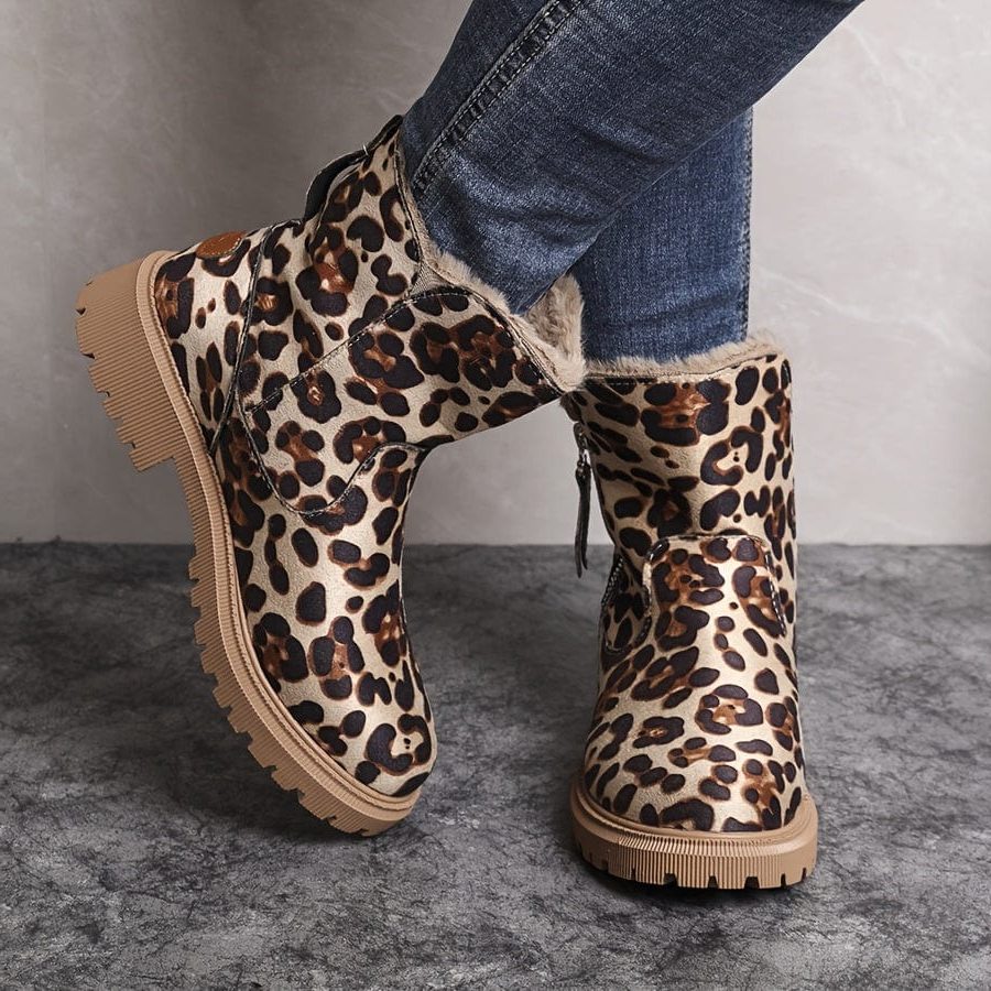 Hazel | Women's Side-Zip Boots | Fur-Lined · PNY