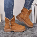 Hazel | Women's Side-Zip Boots | Fur-Lined · PNY