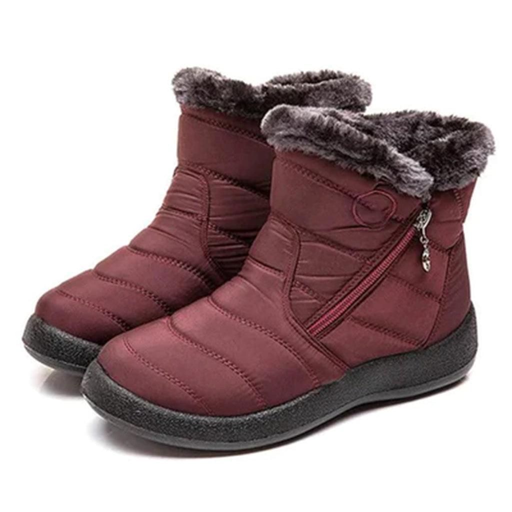Hazel | Women's Side-Zip Snow Boots | Fur-Lined · PNY