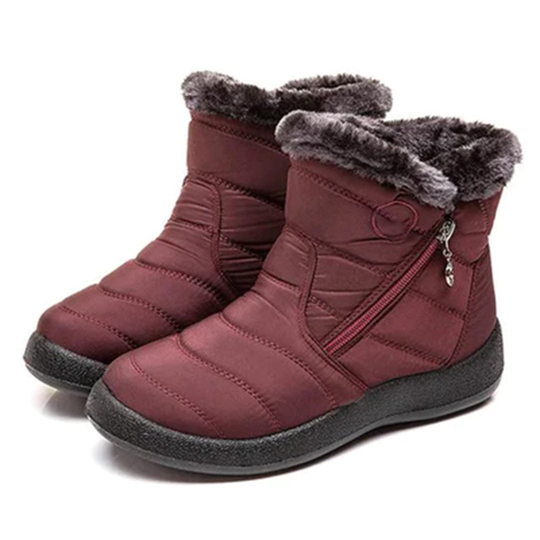 Hazel | Women's Side-Zip Snow Boots | Fur-Lined · PNY