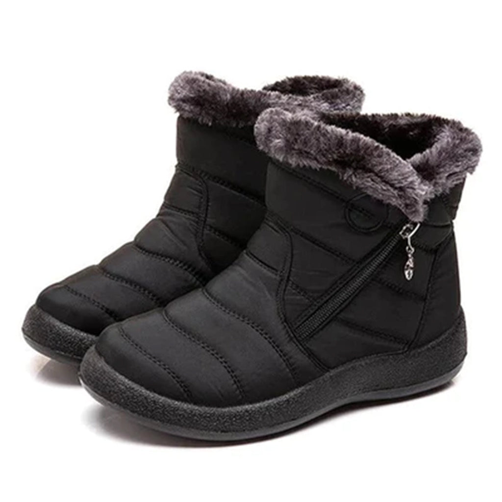 Hazel | Women's Side-Zip Snow Boots | Fur-Lined · PNY