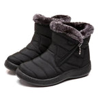 Hazel | Women's Side-Zip Snow Boots | Fur-Lined · PNY