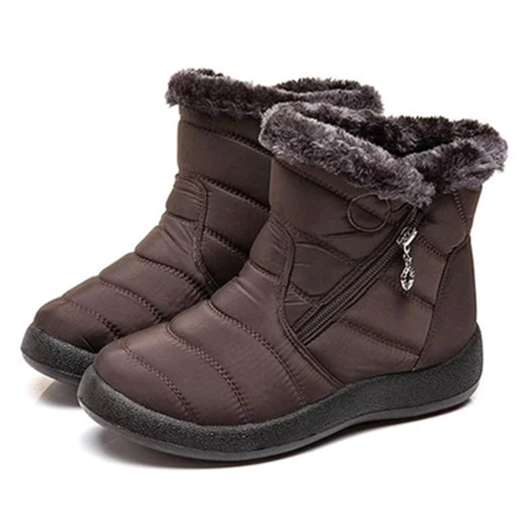 Hazel | Women's Side-Zip Snow Boots | Fur-Lined · PNY