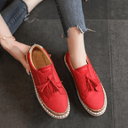 Hazel | Women's Slip-On Sneakers | Perforated Suede · PNY