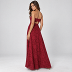 Hazel | Women's Sweetheart Gown | Side Slit · PNY