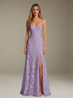 Hazel | Women's Sweetheart Gown | Side Slit · PNY