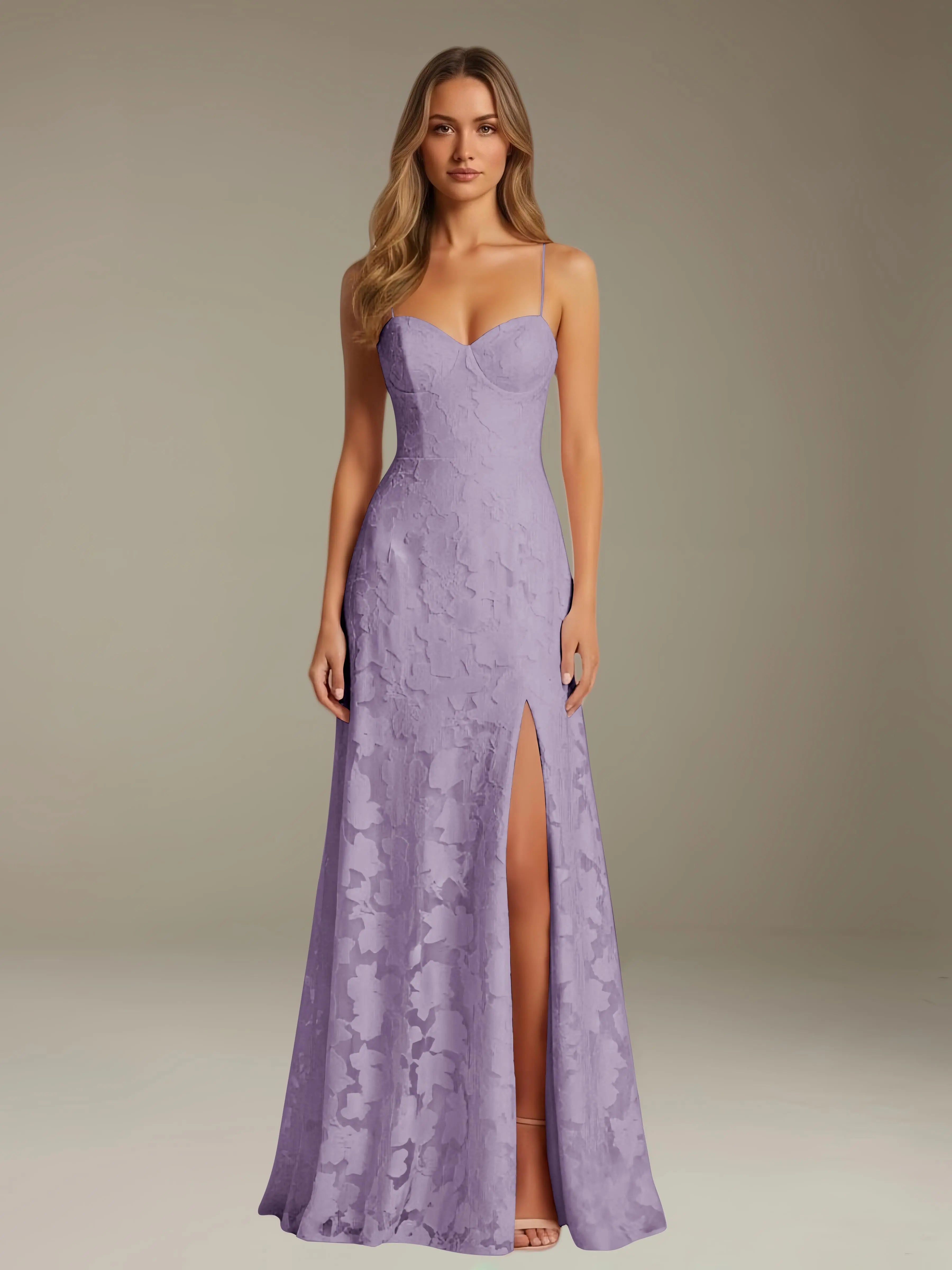 Hazel | Women's Sweetheart Gown | Side Slit · PNY
