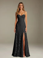 Hazel | Women's Sweetheart Gown | Side Slit · PNY