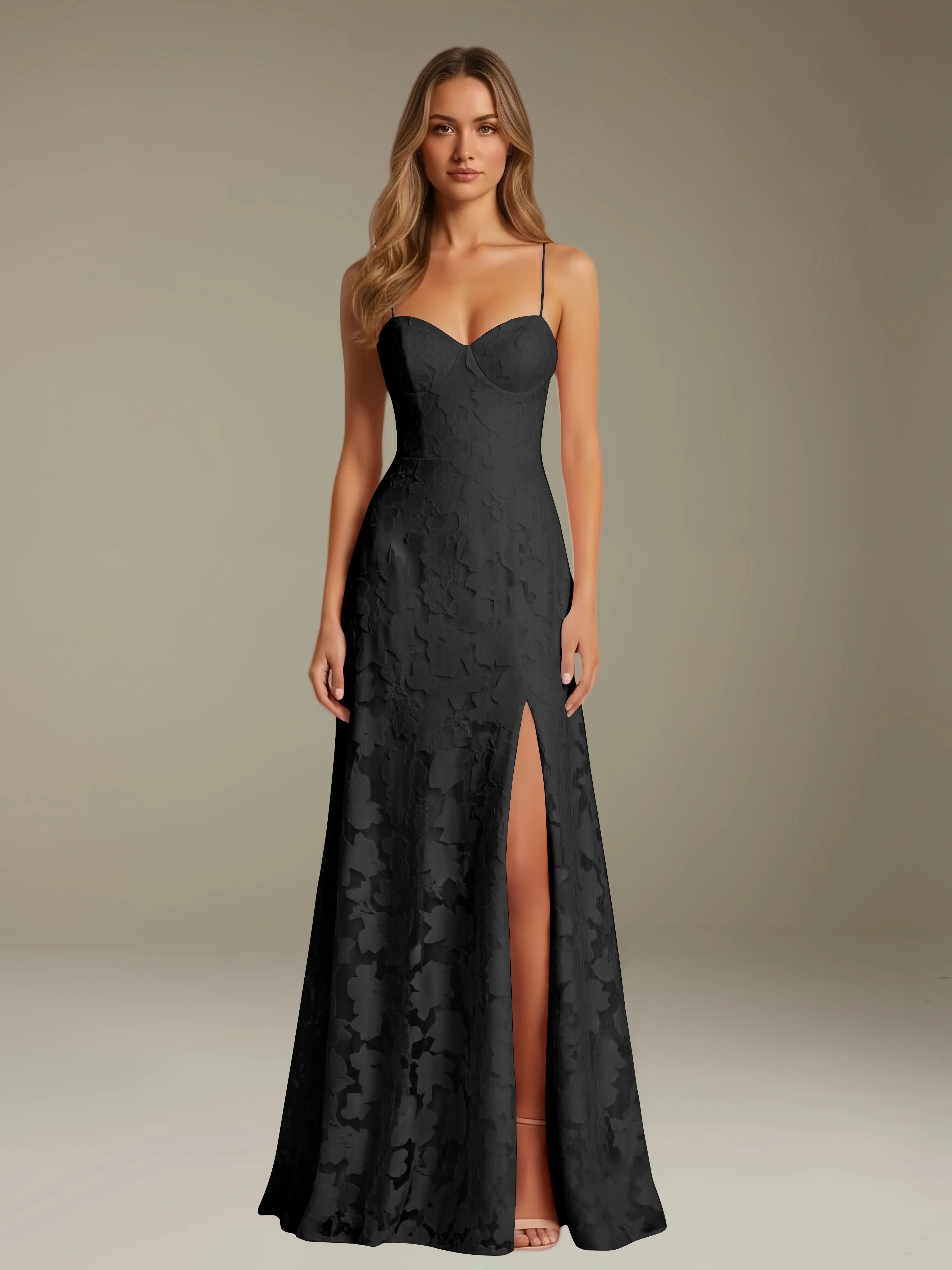 Hazel | Women's Sweetheart Gown | Side Slit · PNY