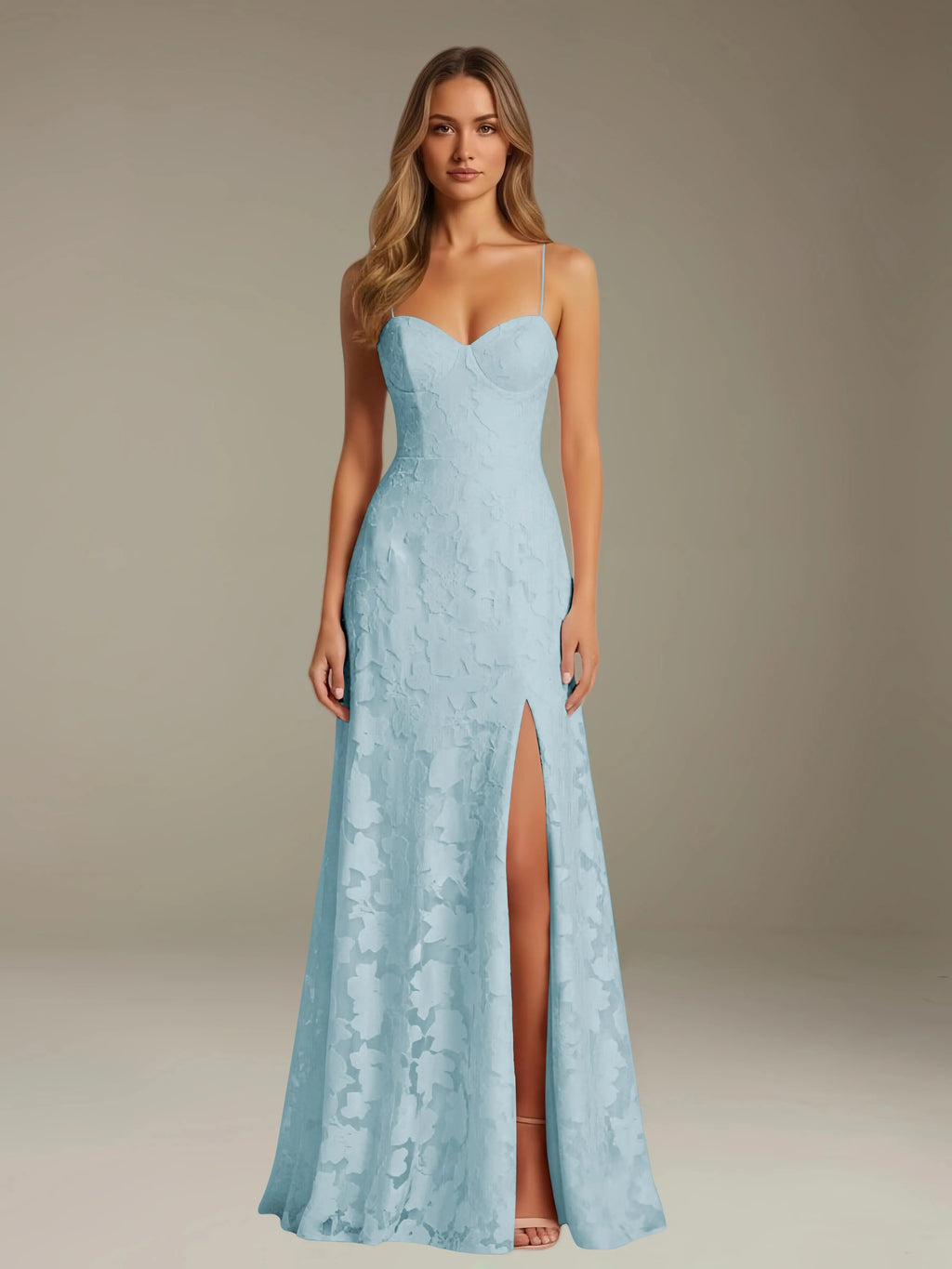 Hazel | Women's Sweetheart Gown | Side Slit · PNY