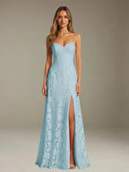 Hazel | Women's Sweetheart Gown | Side Slit · PNY