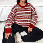 Holly | Women's Crewneck Sweater | Fair Isle · PNY