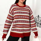 Holly | Women's Crewneck Sweater | Fair Isle · PNY