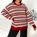 Holly | Women's Crewneck Sweater | Fair Isle · PNY
