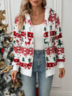 Holly | Women's Zip-Up Hoodie | Fleece Christmas · PNY