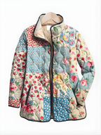 Isabel | Women's Quilted Jacket | Floral Patchwork · PNY