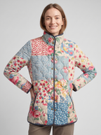 Isabel | Women's Quilted Jacket | Floral Patchwork · PNY