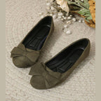 Isabel | Women's Slip-On Flats | Bow Accent · PNY