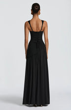 Isabella | Women's Corset Maxi Dress | High Slit · PNY