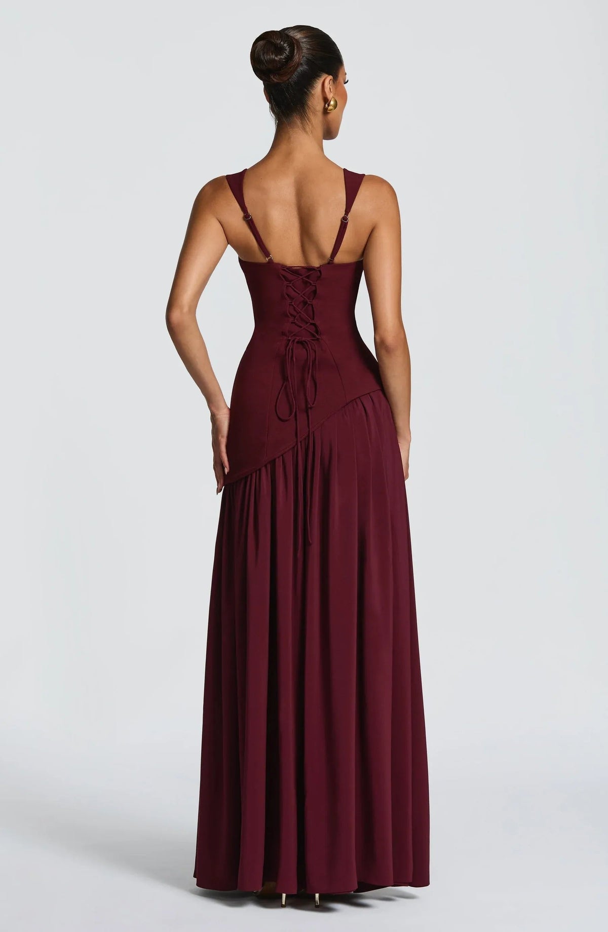 Isabella | Women's Corset Maxi Dress | High Slit · PNY