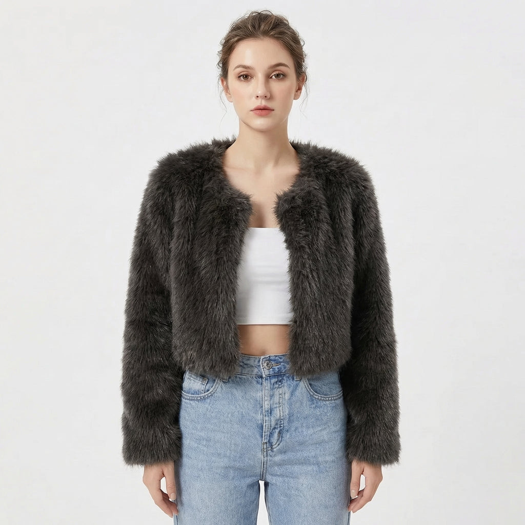Isabella | Women's Cropped Jacket | Open Front · PNY