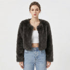 Isabella | Women's Cropped Jacket | Open Front · PNY