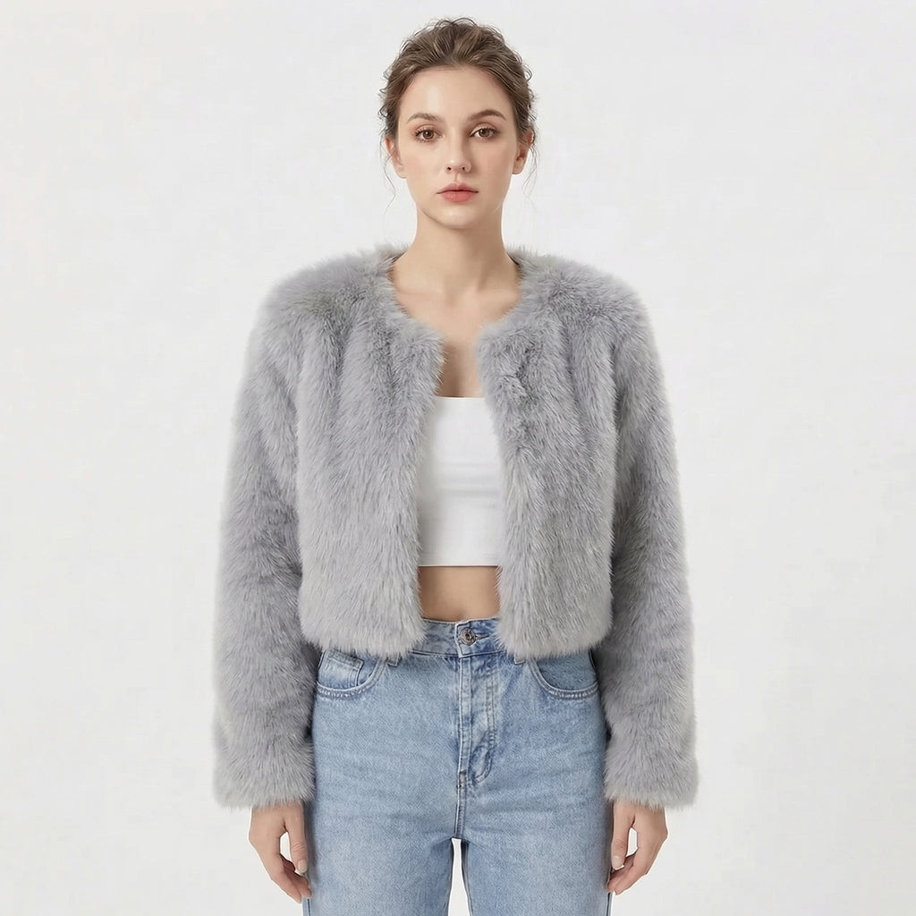 Isabella | Women's Cropped Jacket | Open Front · PNY